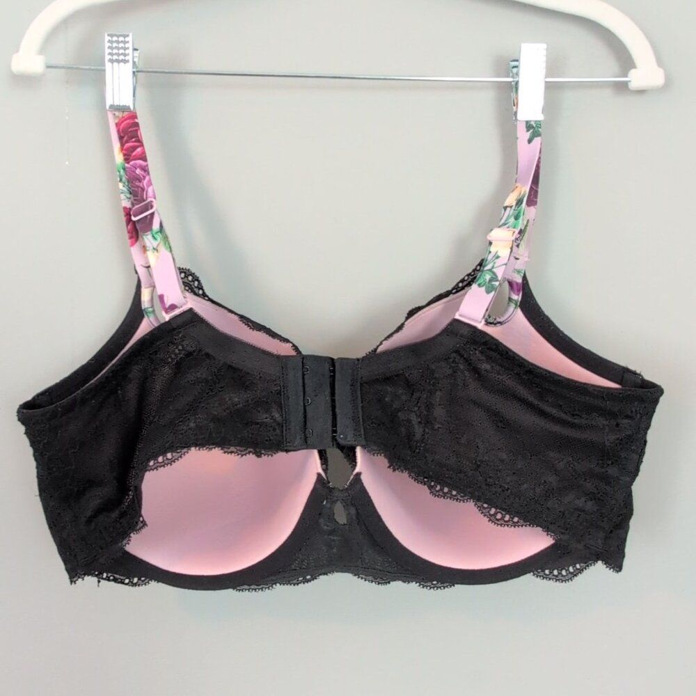 38DD Bra Torrid Lace Floral Cottage Whimsigoth Fairy Romance Valentines - Picture 3 of 7